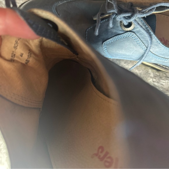 Kicker’s Light Blue Leather Stitching Men’s Lace Up Oxford Shoes Size 10 *Flaw* - Picture 12 of 15